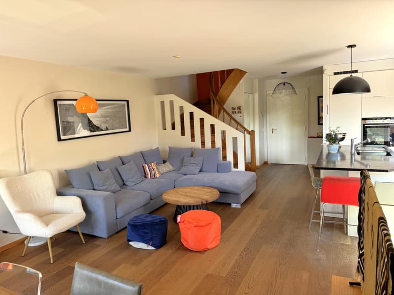 Bel appartement de 4.5 pièces en rez de jardin (6)