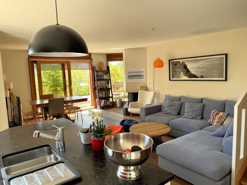 Bel appartement de 4.5 pièces en rez de jardin (5)