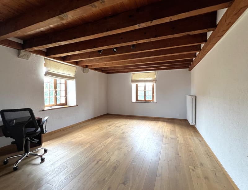 Magnifique appartement de 6.5 pièces dans maison de village, accès grand jardin privatif (9)