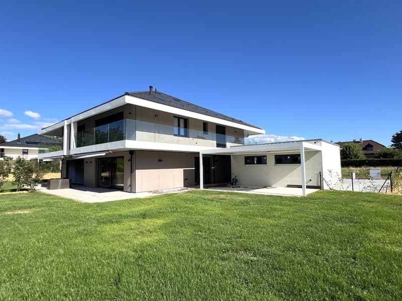 Magnifique maison jumelle neuve de 4.5 pièces avec grand jardin privatif (1)