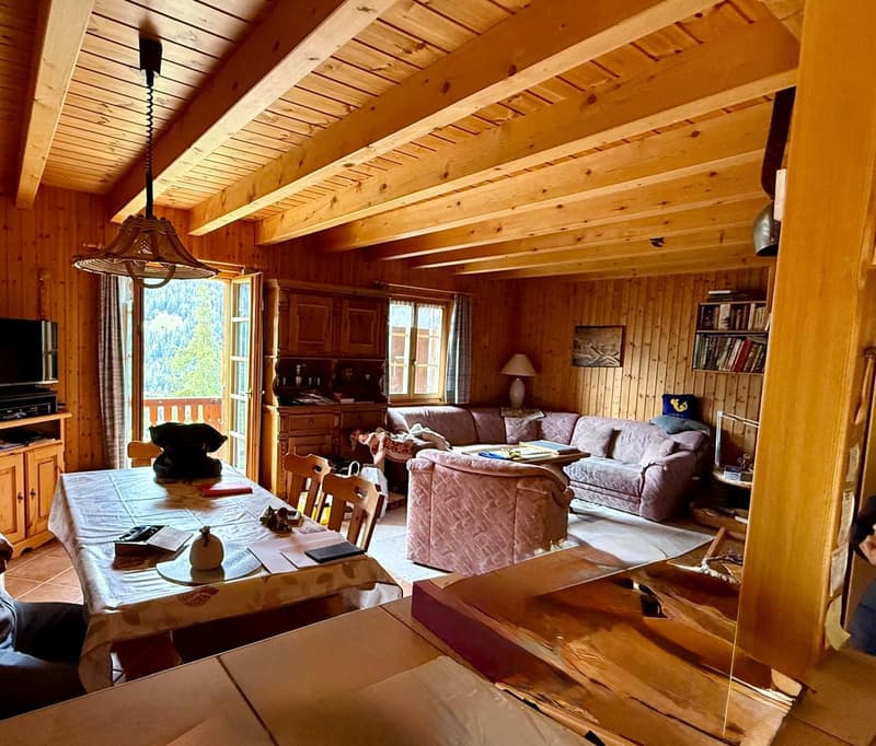 Chalet de 6.5 pièces avec vue panoramique sur les montagnes à Anniviers (3)