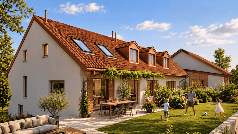 Avant première - 5 Triplex sur plan au centre du village (1)