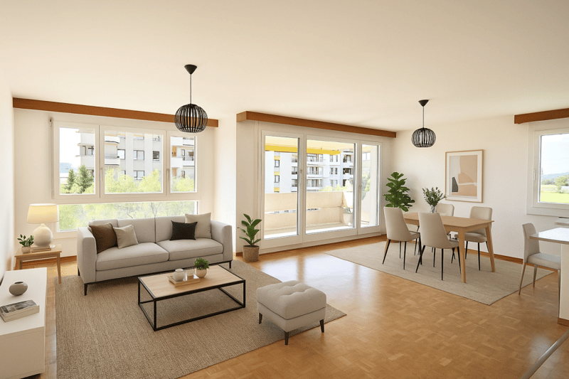Wohnung 6 Zimmer renoviert in Meyrin (2)