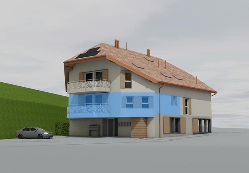 NEW PROJECT: 3.5-room apartment on the first floor (3)