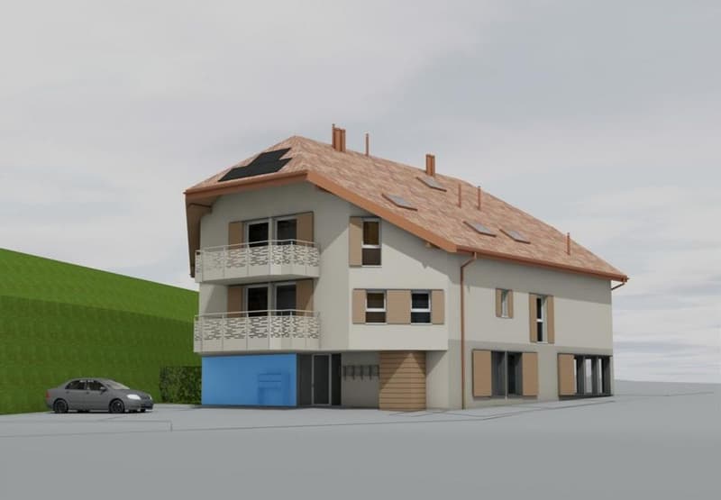 PROJET NEUF : Appartement de 3.5 pièces au rez-de-chaussée (4)