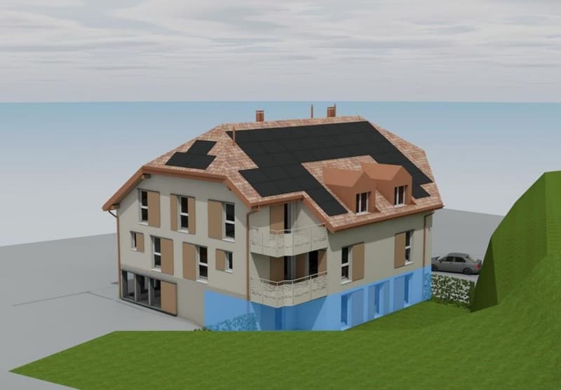 PROJET NEUF : Appartement de 3.5 pièces au rez-de-chaussée (3)