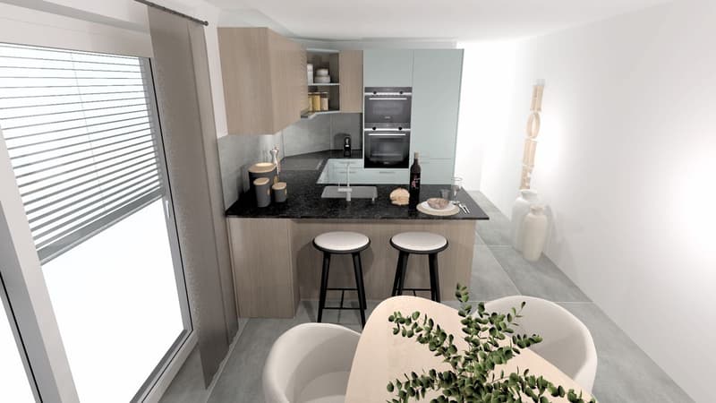 Appartement de 3.5 pièces aux combles - Neuf (10)
