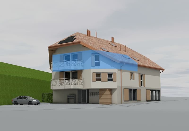Appartement de 3.5 pièces aux combles - Neuf (11)