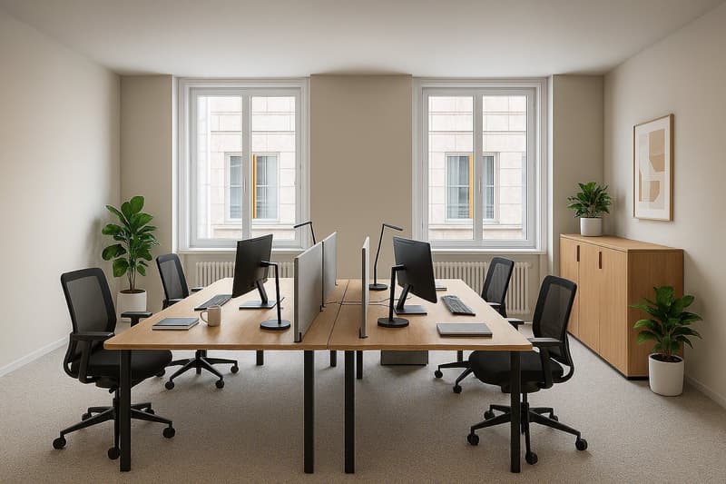 Magnifici uffici di 730 m2 in piazza Longemalle (4)