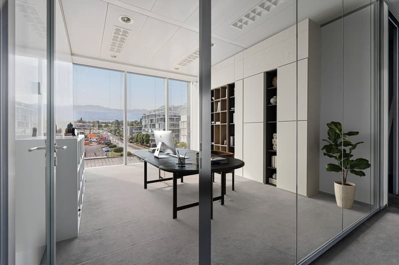 Surface disponible 450 m2- Immeuble Galaise 24 à Plan-Les-Ouates (8)