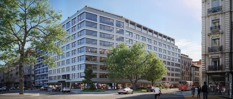 À louer – Surface de bureaux de 387 m² – Immeuble EGŌN, Plainpalais, Genève (2)