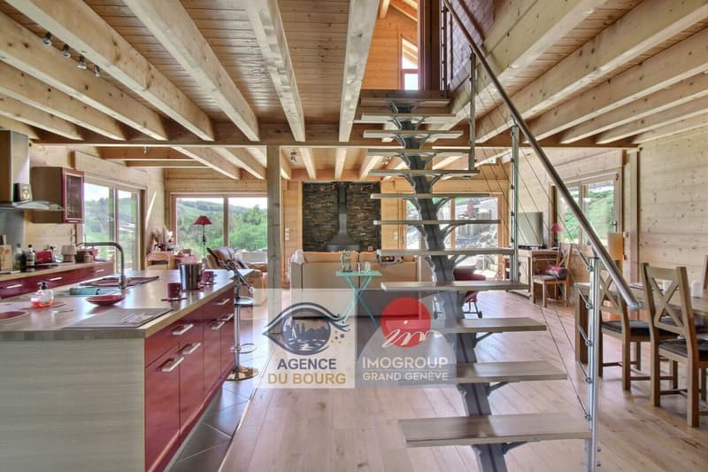 Chalet mit Panoramablick und Garten - La Muraz (2)