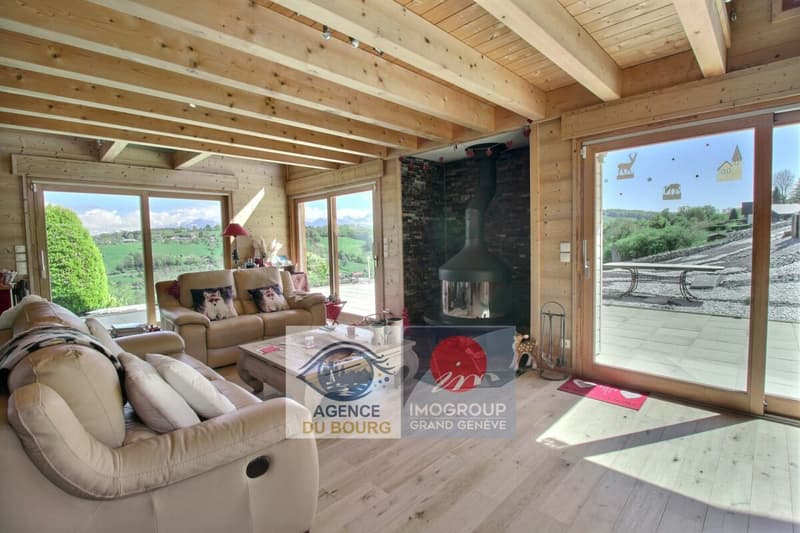 Chalet mit Panoramablick und Garten - La Muraz (3)
