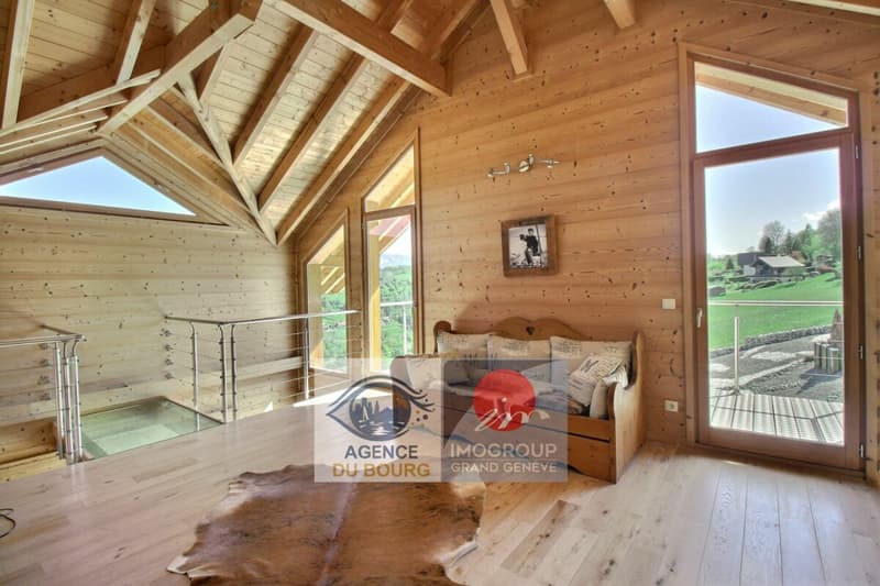 Chalet mit Panoramablick und Garten - La Muraz (6)