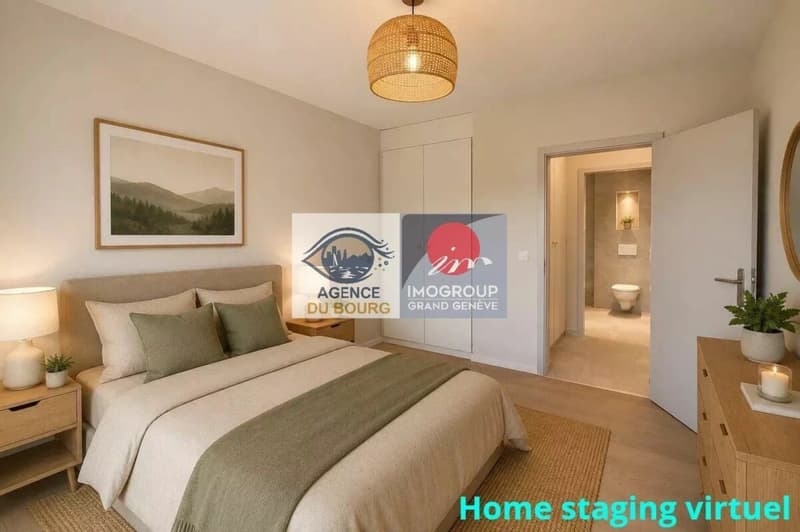 Spacious duplex with private garden in the style of a house - Anières (8)