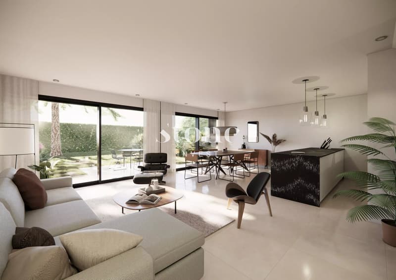 Semi-detached HPE villa in Chêne-Bourg (2)