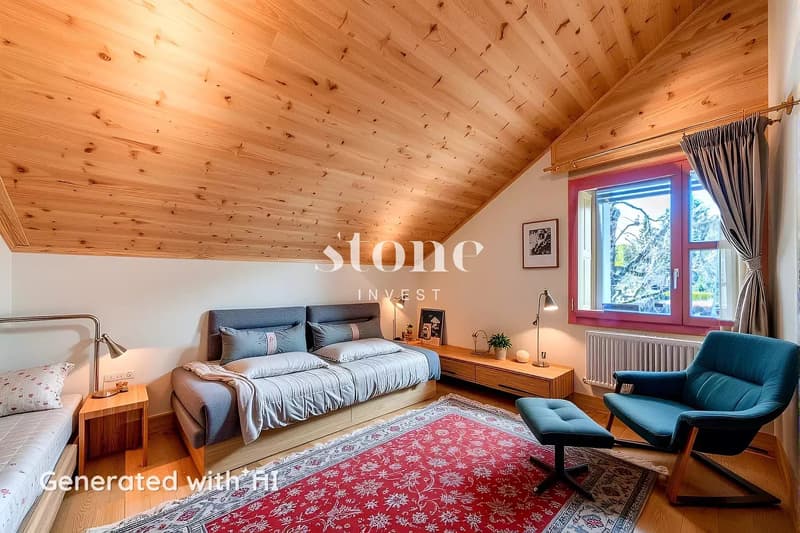 Semi-detached 3 bedroom house in Commugny, close to transport (8)