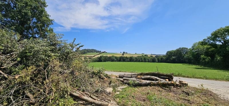 Vue depuis les villas