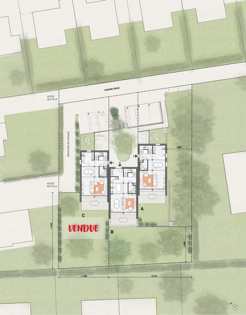 Last villa! 3 CLUSTERED HOUSINGS THPE/2000W - Sale on plan (8)