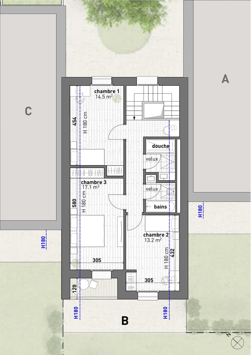 Letzte Villa! 3 Gruppenhäuser THPE/2000W - Verkauf auf Plan (11)