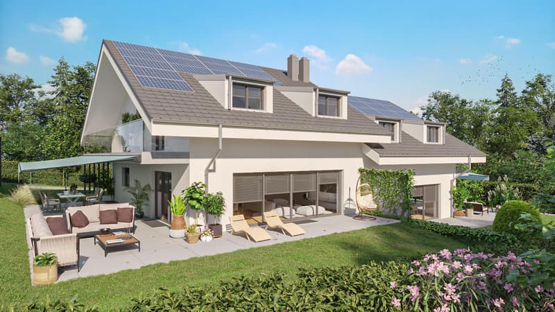 Construction site open! Project of 2 semi-detached villas on plans (only one left) (2)