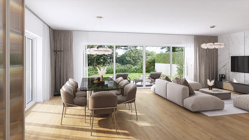 Construction site open! Project of 2 semi-detached villas on plans (only one left) (3)