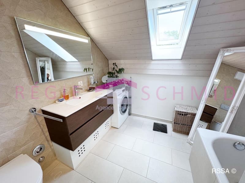 Appartement im letzten Stock mit 3 Zimmern in Gingins (10)