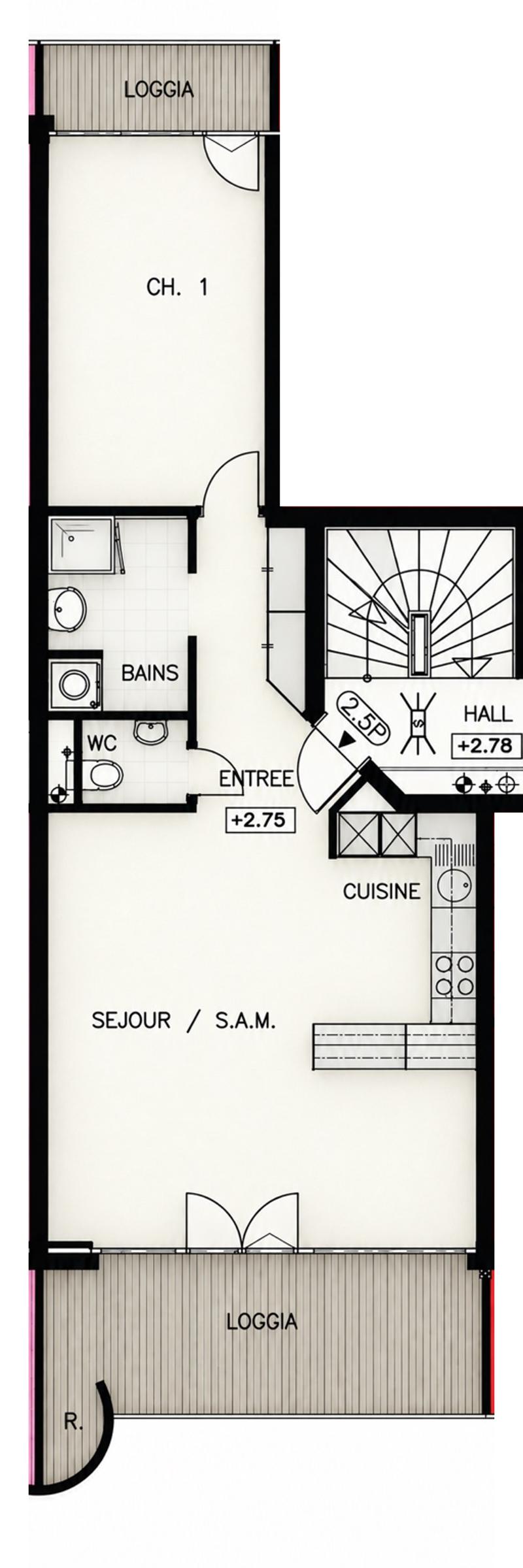 Appartement de 2,5 pièces et 85 m² PPE avec 2 balcons (8)