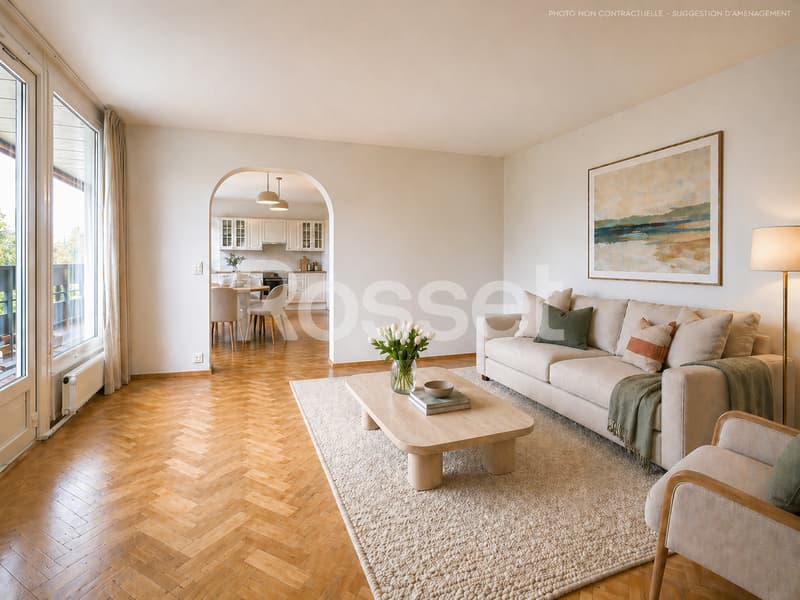 Beautiful apartment with large terrace in the heart of Trois Chênes (1)