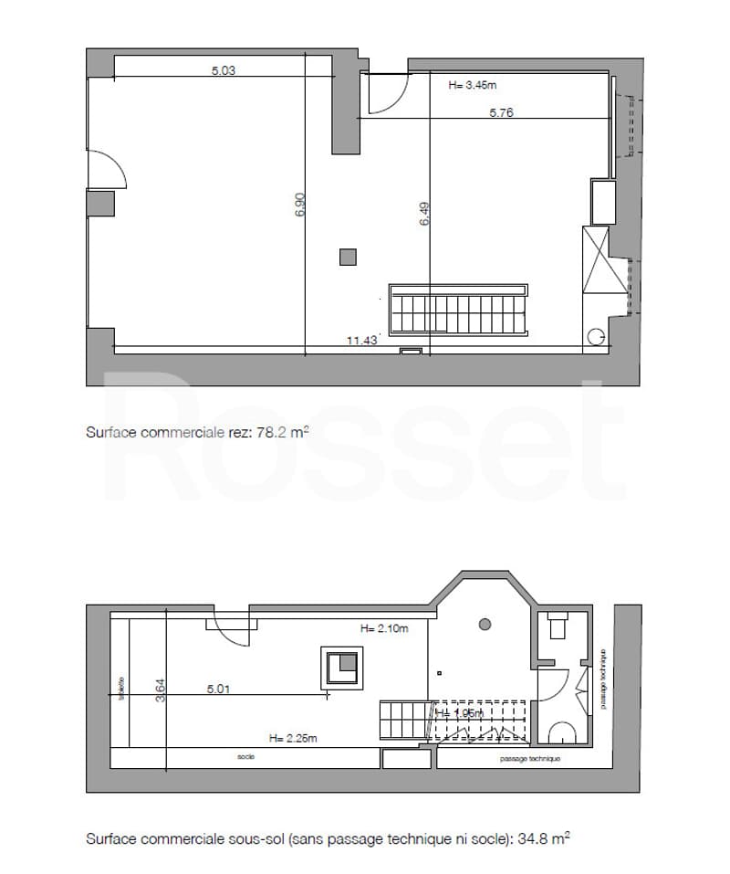 Arcade d'env. 80m² avec dépôt d'env. 30m² au sous-sol (7)