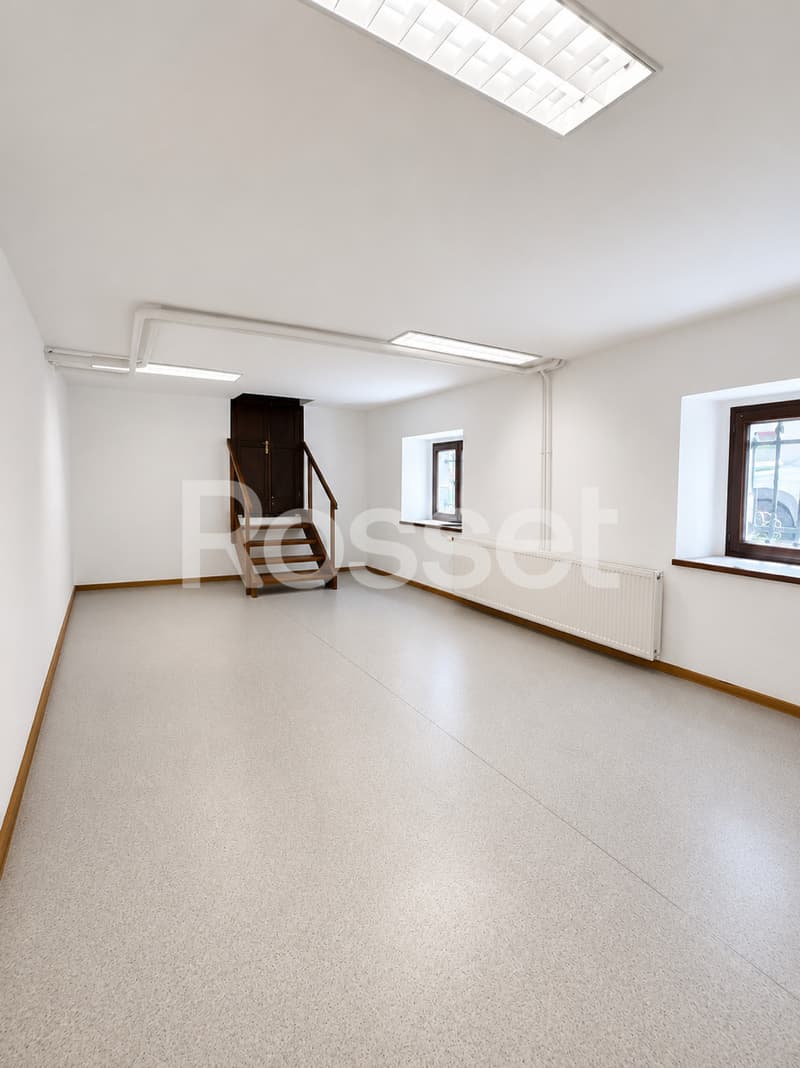 Bureaux d'env. 30 m² au rez-inférieur (1)