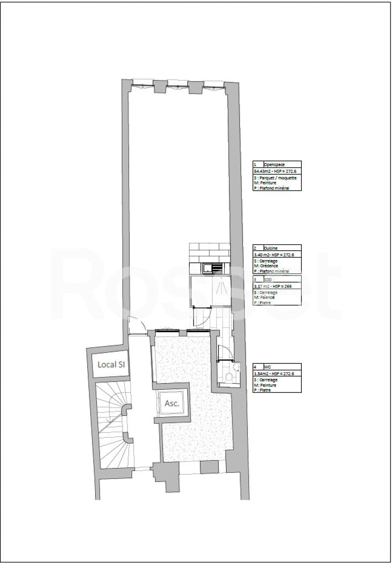 Local commercial d'env. 74 m² au 2ème étage (5)
