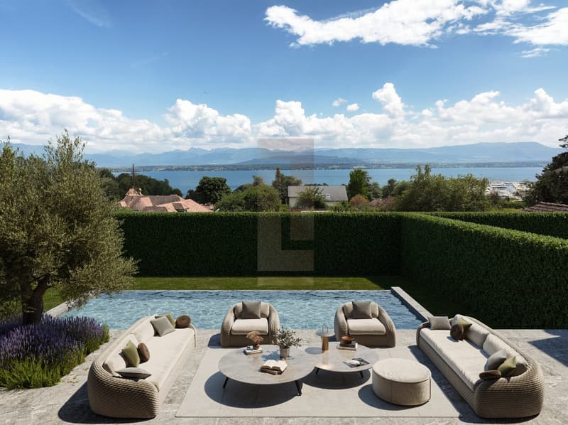 Villa d'eccezione a Crans con vista panoramica sul lago (2)