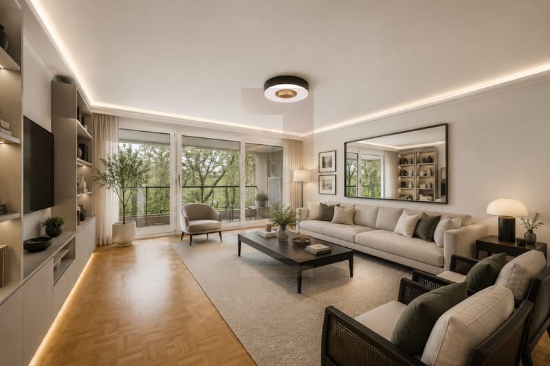 Prestigious cross apartment in Champel (2)