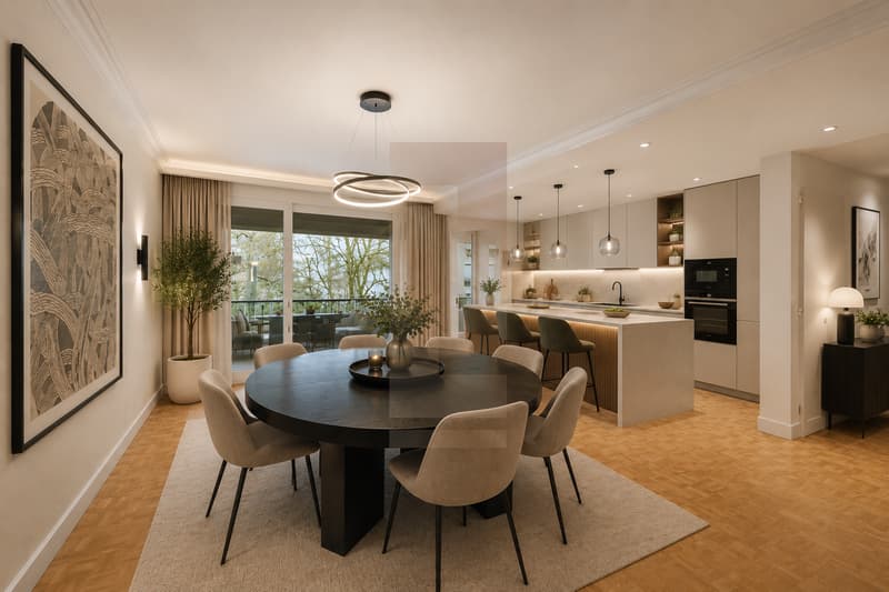 Prestigious cross apartment in Champel (1)