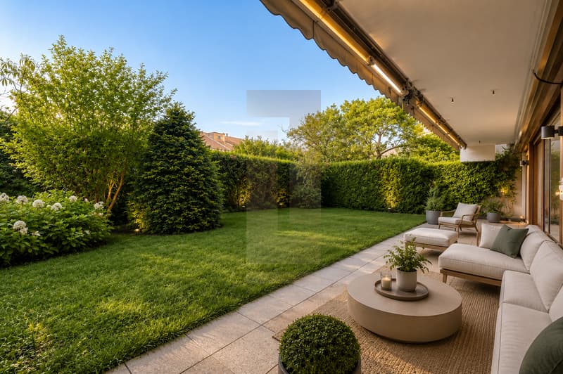 Eccezionale 6.5 locali in duplex con giardino a Champel (2)