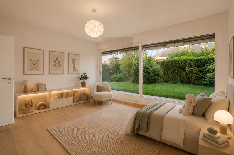 Eccezionale 6.5 locali in duplex con giardino a Champel (9)