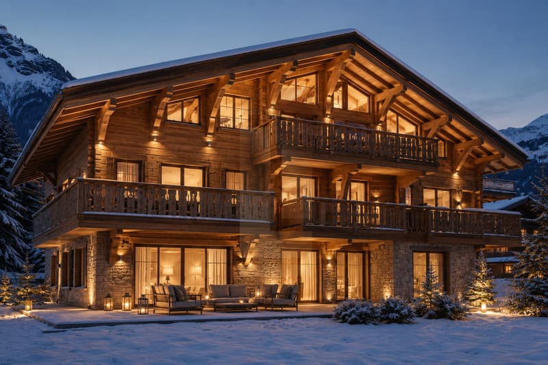Außergewöhnliches Chalet im Herzen von Gstaad - Hauptwohnsitz (1)