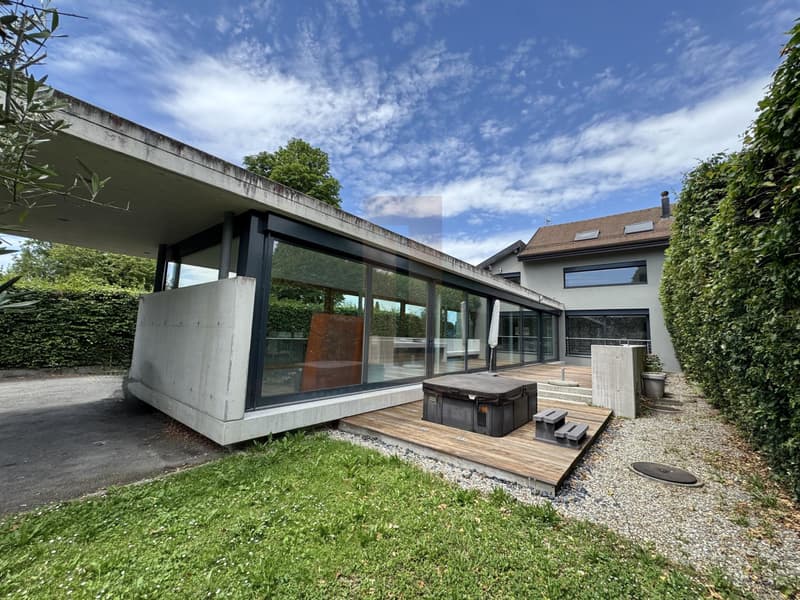 Belle villa contemporaine au coeur de la campagne genevoise (6)
