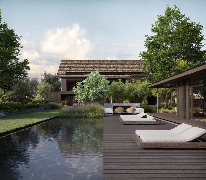 PROJET D'EXCEPTION AU BORD DU LAC ? BIEN SUR PLAN À FINALISER AVEC PERMIS EN FORCE (4)