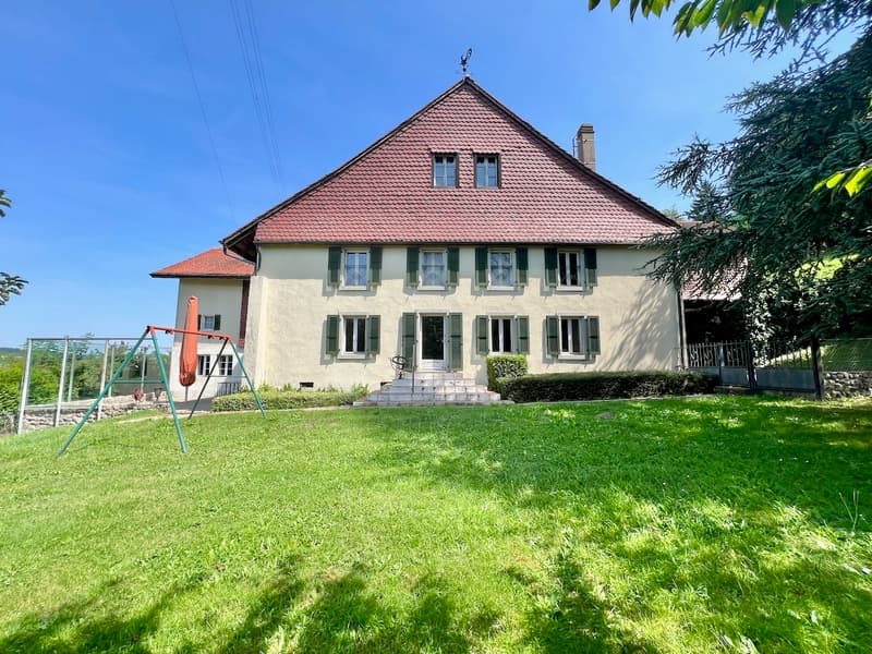 Renovated farm with 4.5 rooms and large rural property on 2 plots of 3'109 m2 (2)