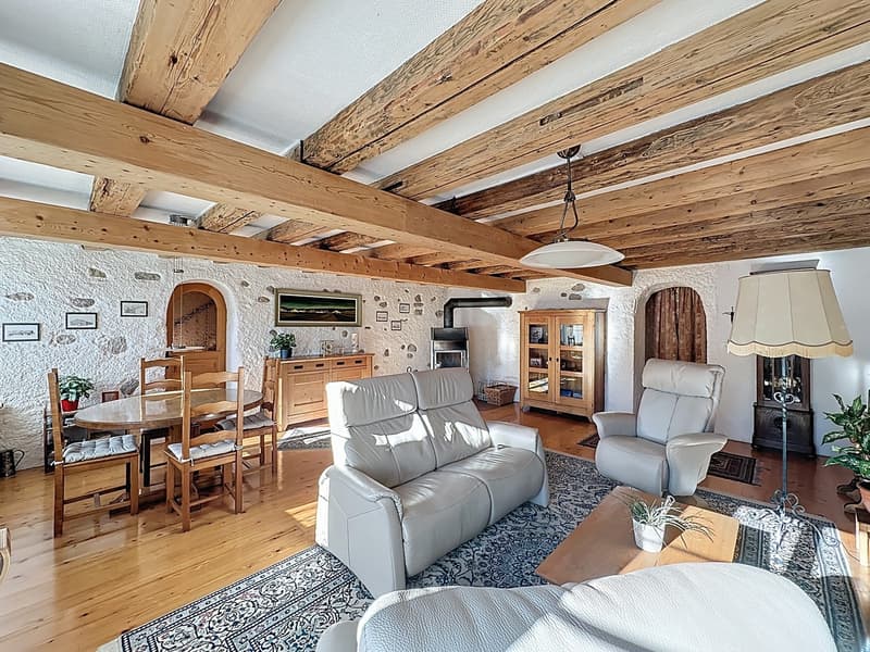 Antica fattoria semidetached ristrutturata con reddito locativo di circa CHF 52'000.- (6)