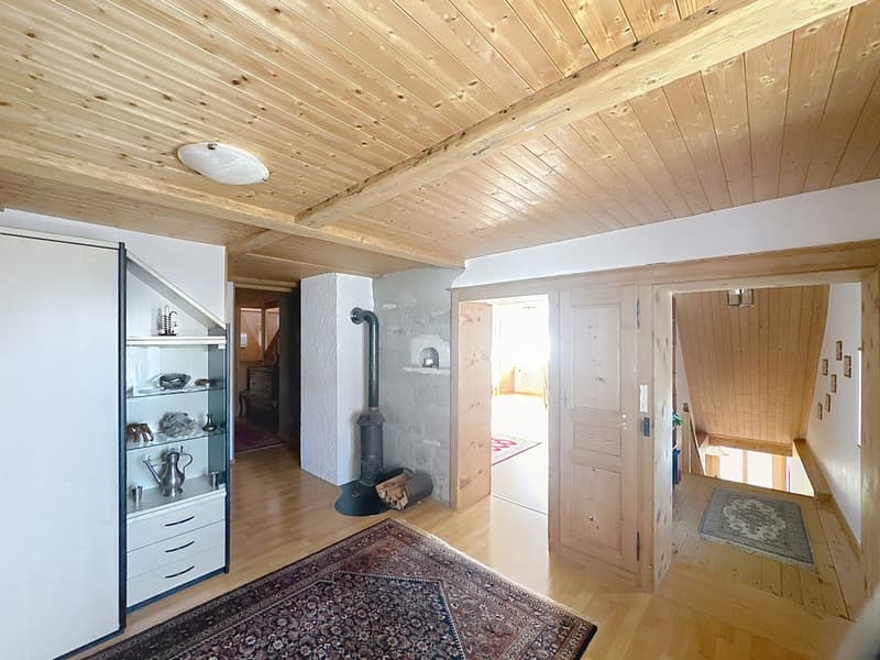 Maison mitoyenne rénovée avec bâtiment 6 studios revenus CHF 52'000.- (13)