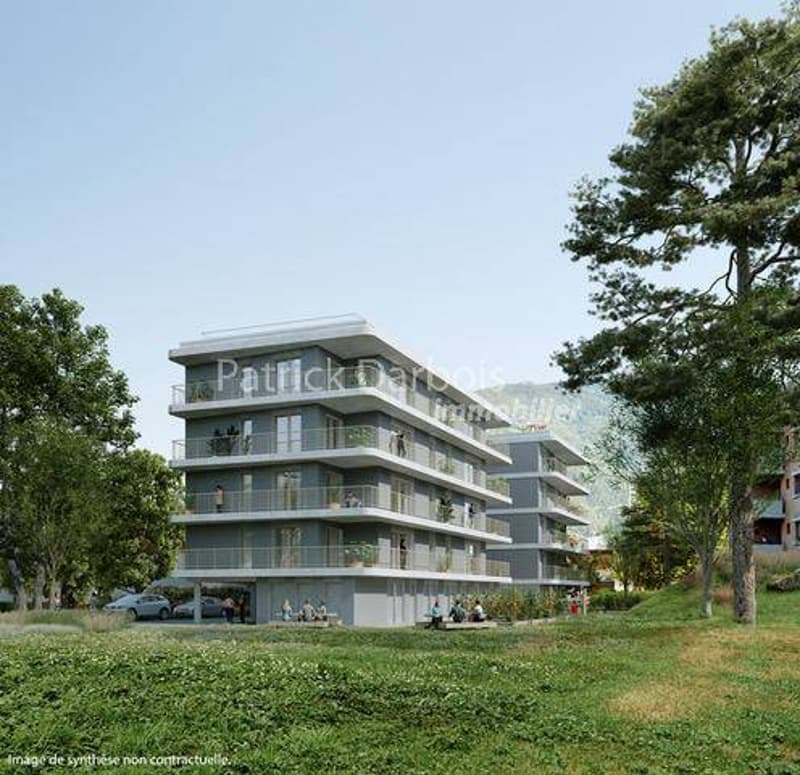 Nouvelle promotion de standing avec 2 immeubles dans le quartier de Vissigen à Sion ; 12 appartements de 3,5 pièces et 7.5 pièces avec jardin, terrasses et vue. (1)