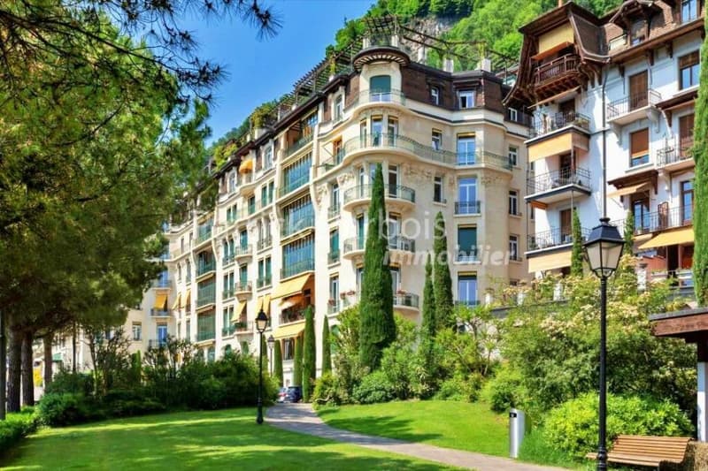 Appartement très haut de gamme, Territet proche de Montreux hyper-centre, 2ème ligne de Lac, vue panoramique sur le Lac et les Alpes (1)