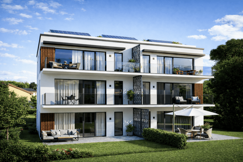 Ampio appartamento di 3,5 locali con terrazza e giardino (12)