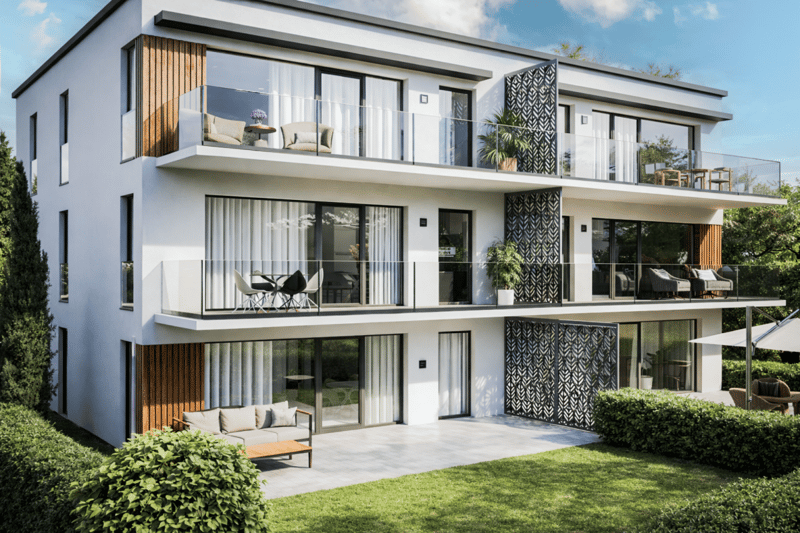 Ampio appartamento di 3,5 locali con terrazza e giardino (12)