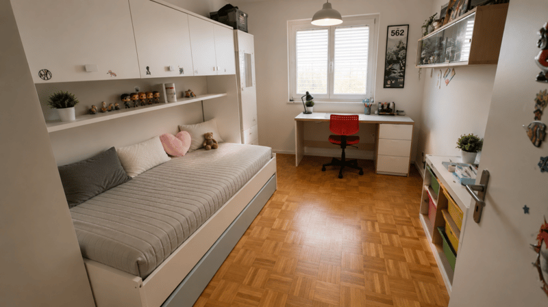 Spacious 5-room penthouse with balcony, garage, and large storage unit (14)