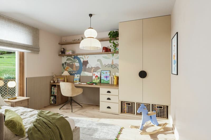 Wohnung mit 3,5 Zimmern im Erdgeschoss mit Loggia und eigenem Garten und Kräutergarten (5)