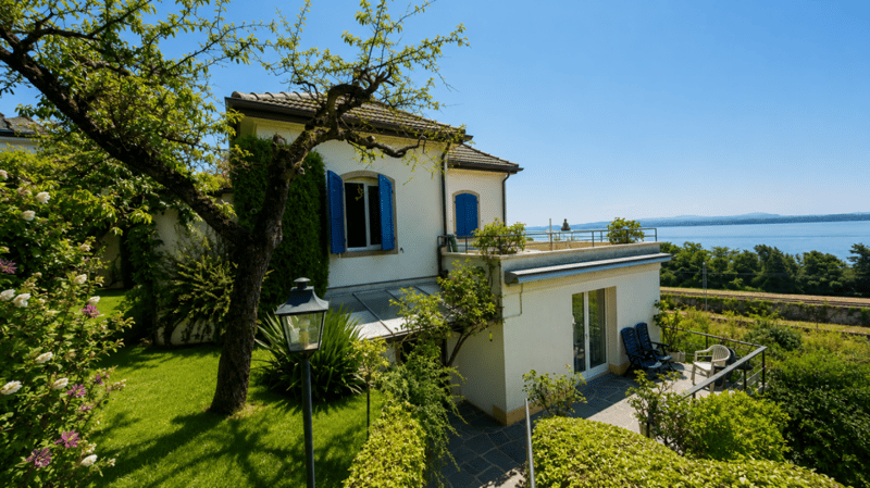 Splendida villa indipendente con vista panoramica, a 200 m dal lago (4)